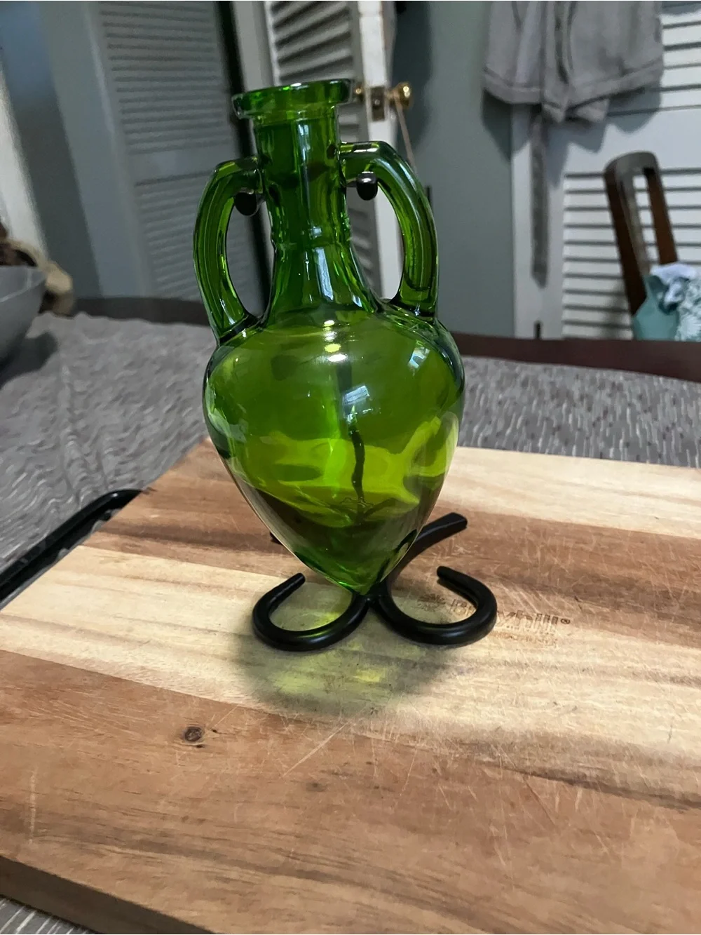 Couronne Co Amphora Recycled Hand Blown Glass Vase